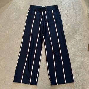 Tory Burch Sport Striped Wide leg Track Pants